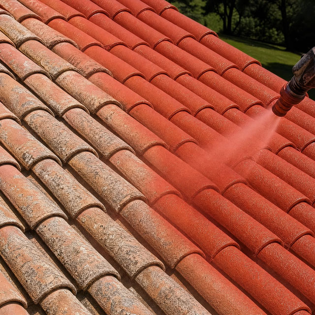 Terracotta Tile Painting